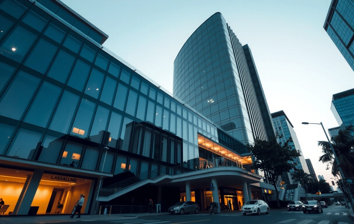 Modern corporate intelligence center in Bangkok